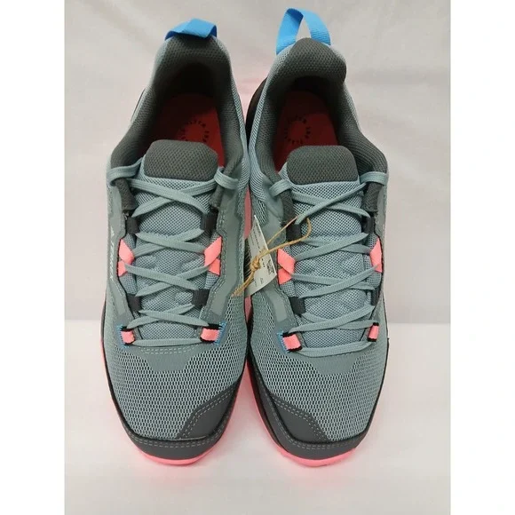 Adidas Womens Terrex Ax4 Hiking Shoes GV7506 Magic Grey Dash Grey Acid Red Sz 10 - Picture 6 of 10